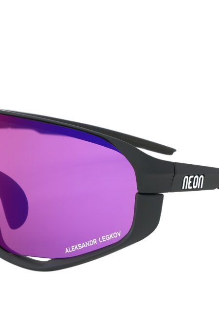 Очки NEON LEGKOV black matt hd red (2 линзы)