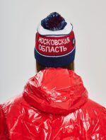 Шапка DE Московская область синий/красный — изображение 2